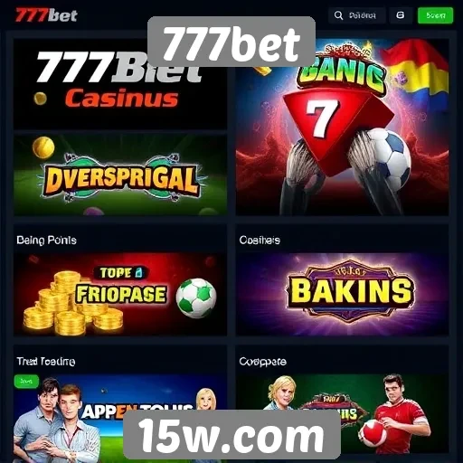 Principais jogos disponíveis na plataforma 777bet